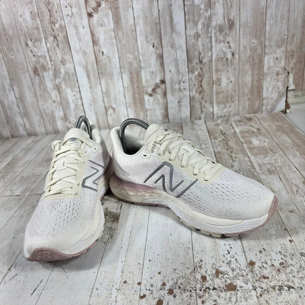 New Balance Fresh Foam 880 v12 Womens Running Shoes Cream Mauve W880Z12 Size 8
